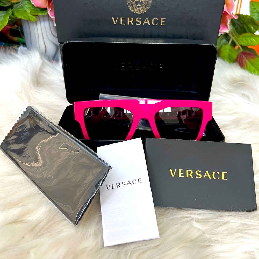 Versace Unisex Sunglasses in Hot Pink